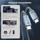 GUOGUO 240W USB4.0 USB-C to USB-C Cable for iPhone 16 Series, iPad Mini 6 and More (USB 2.0, Black)