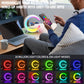 G Wireless Charger Stand Alarm Clock Bluetooth Speaker RGB Night Light Lamp Fast Charging Station Dock for iPhone Samsung Xiaomi