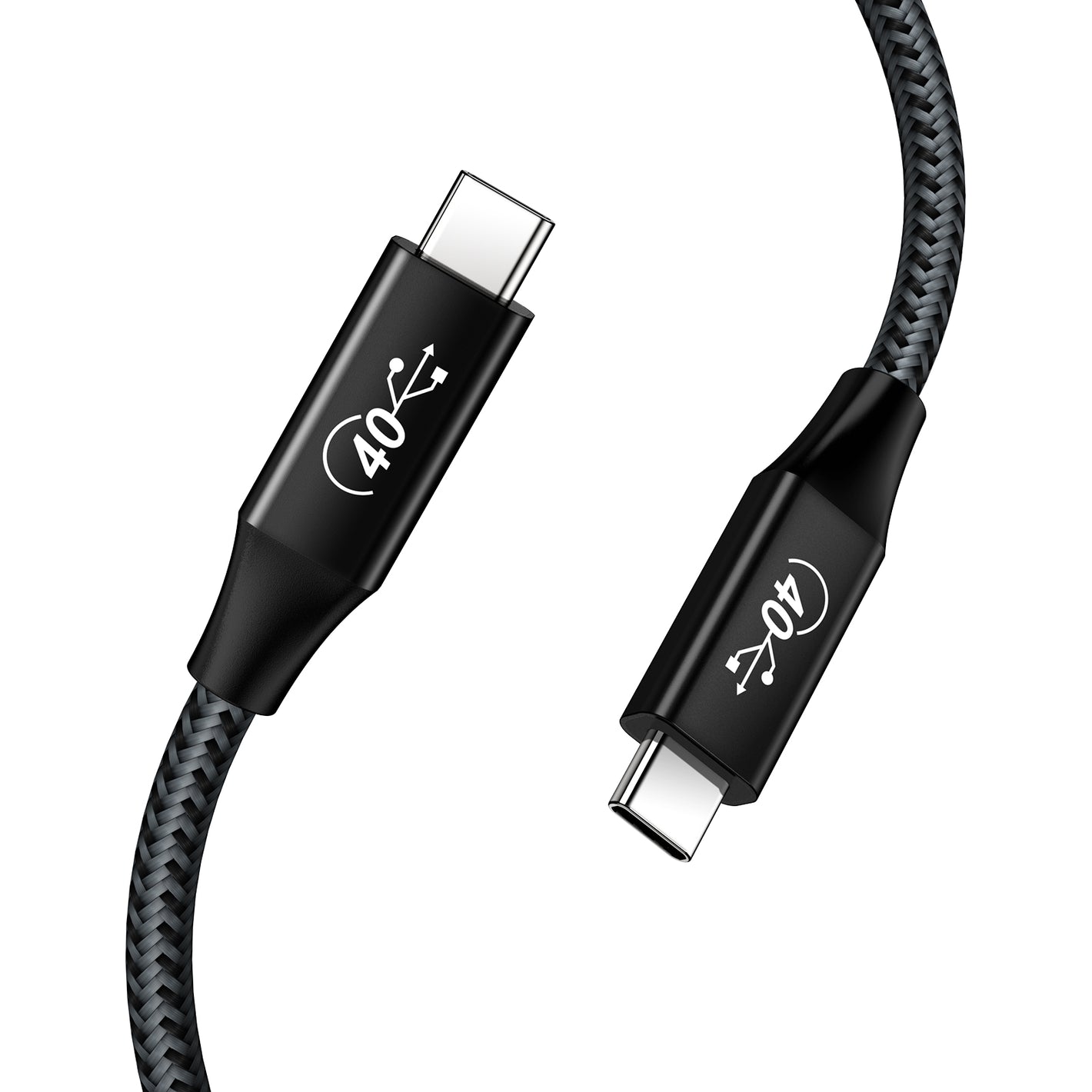 GUOGUO 240W USB4.0 USB C to USB C Cable, Type C Fast Charging Cord  for iPhone 15Series, iPad Air 4,MacBook Pro 2022, Switch,and More (USB 2.0, Black)