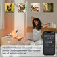 Wireless Bluetooth speaker with high-power subwoofer, speaker with color LED night light