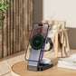 Portable 3 In 1 15W Stand Magnet Smart Watch Phone Holder Three-In-One Folding Wireless Charger For Cell Phone Wireless Charging