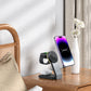 Portable 3 In 1 15W Stand Magnet Smart Watch Phone Holder Three-In-One Folding Wireless Charger For Cell Phone Wireless Charging